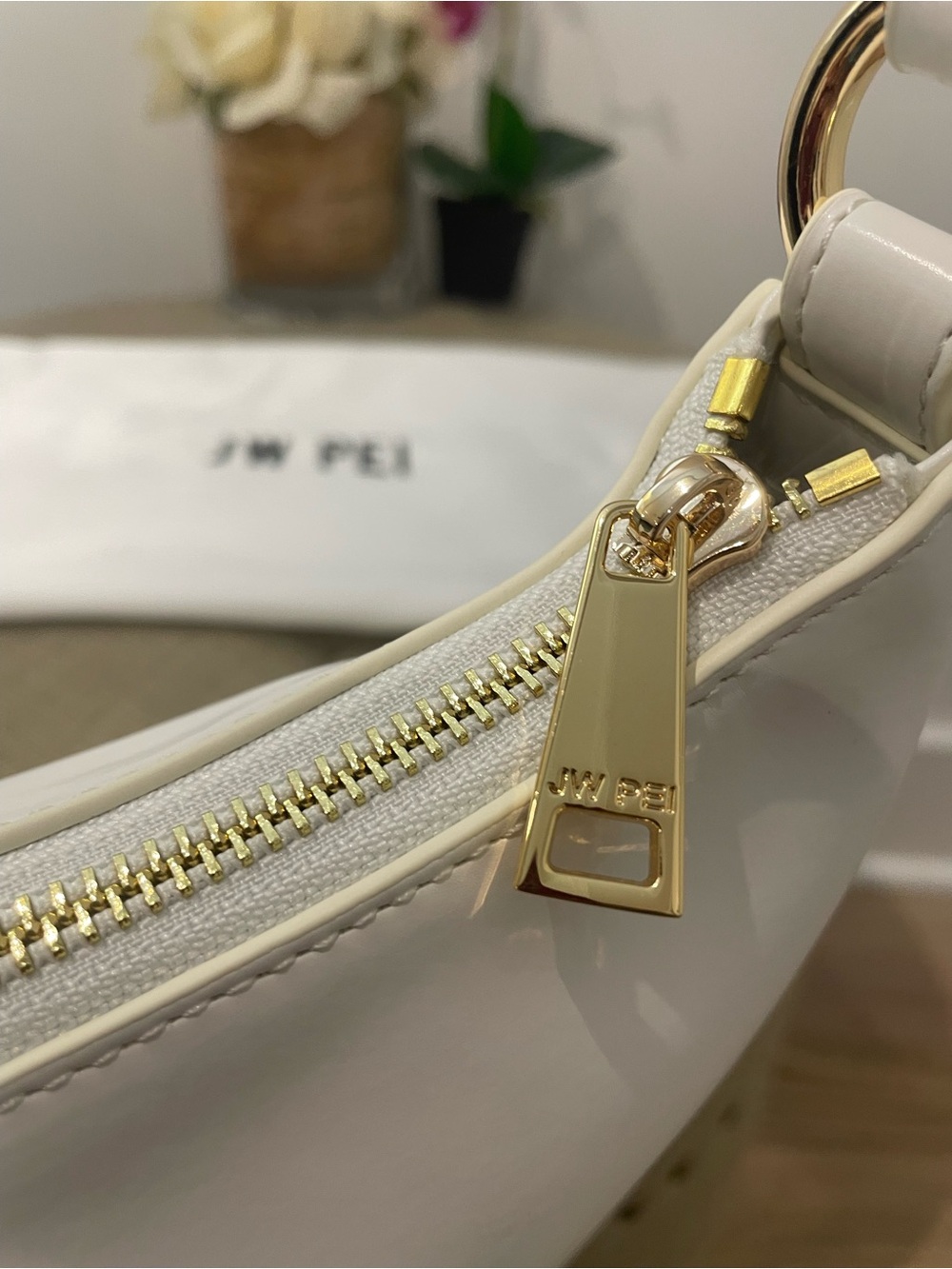 JW PEI White Vegan Leather Shoulder Bag - Picture 10 of 12
